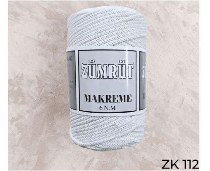 Zumrut Polyester Macrame Thread No. 6 250g, ZK 112