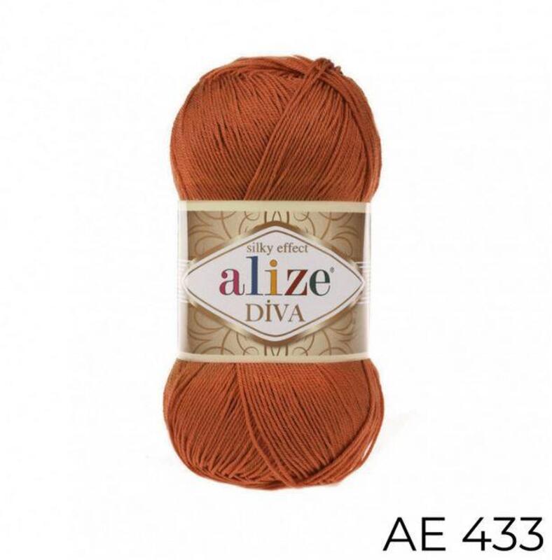 Alize Diva Yarn 100g, AE 433