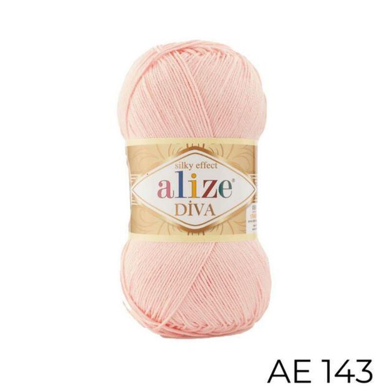 Alize Diva Yarn 100g, AE 143