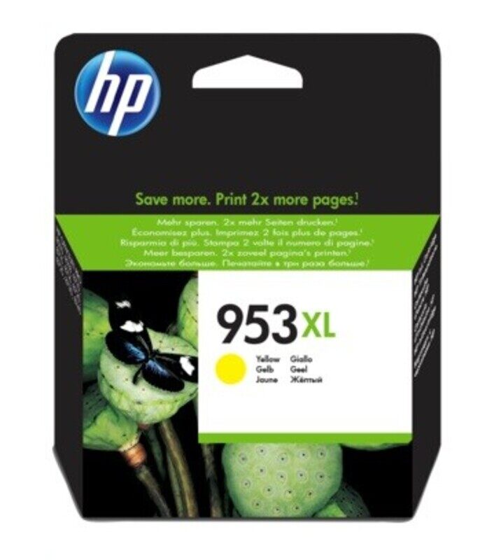 

HP 953XL Yellow Ink Cartridge (F6U18AE)