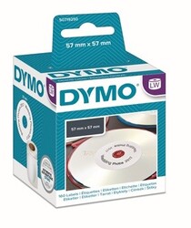 DYMO 14681 CD/DVD Labels White Paper 57 mm (dia), 160 Labels/Roll