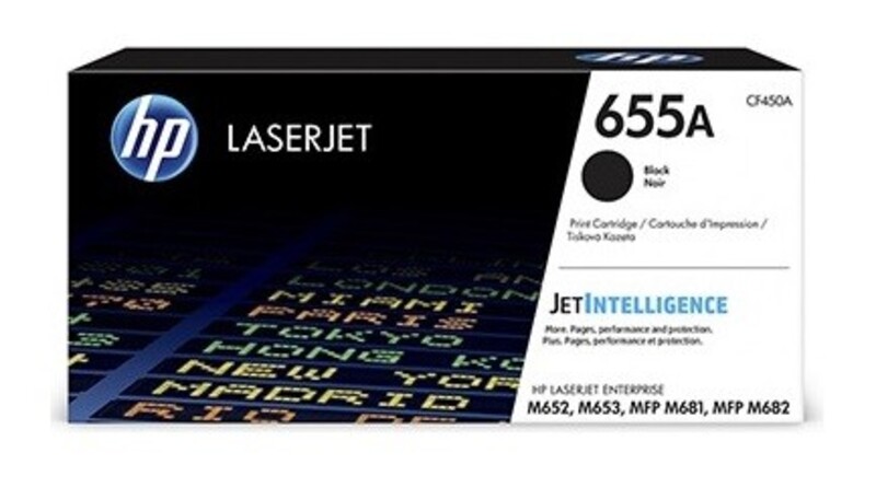 HP 655A Black Toner Cartridge (CF450A)