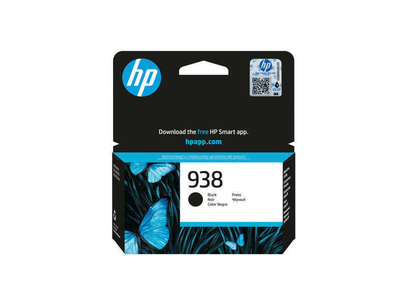 

HP 938 Black Original Ink Cartridge (4S6X8PE)
