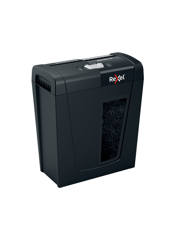 Rexel Secure X8 UK Cross Cut Paper Shredder Machine, 8 Sheet Capacity, Black