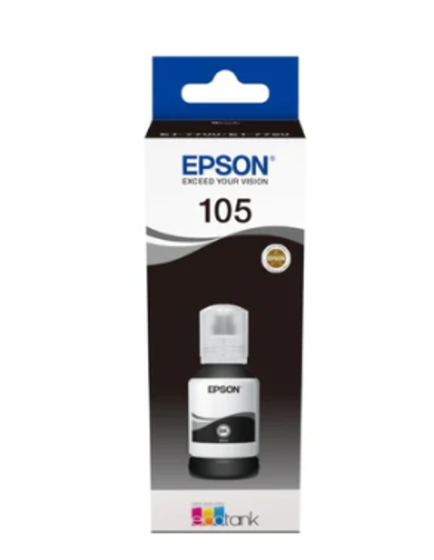 

Epson 105 EcoTank Pigment Black Ink Bottle (140 ml)