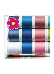 Madeira Aerofil 8025 Sewing Threads, 18 x 400m, Multicolour