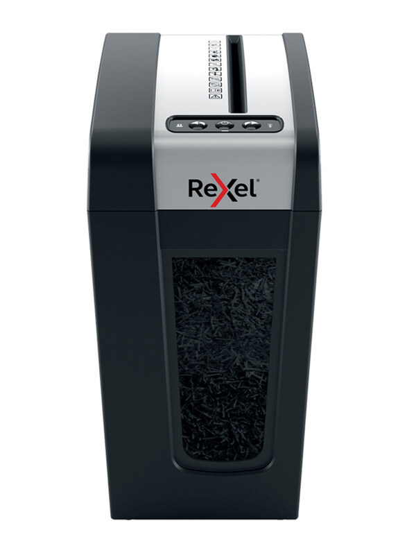 

Rexel Secure MC4 Micro Cut Paper Shredder Machine, 4 Sheet Capacity, Black