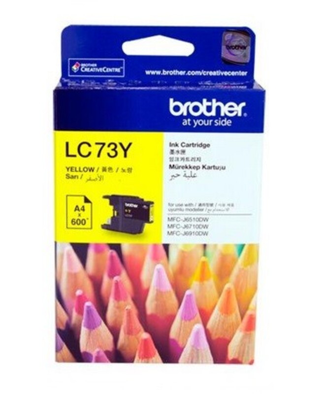 Brother LC-73Y Yellow Ink Cartridge