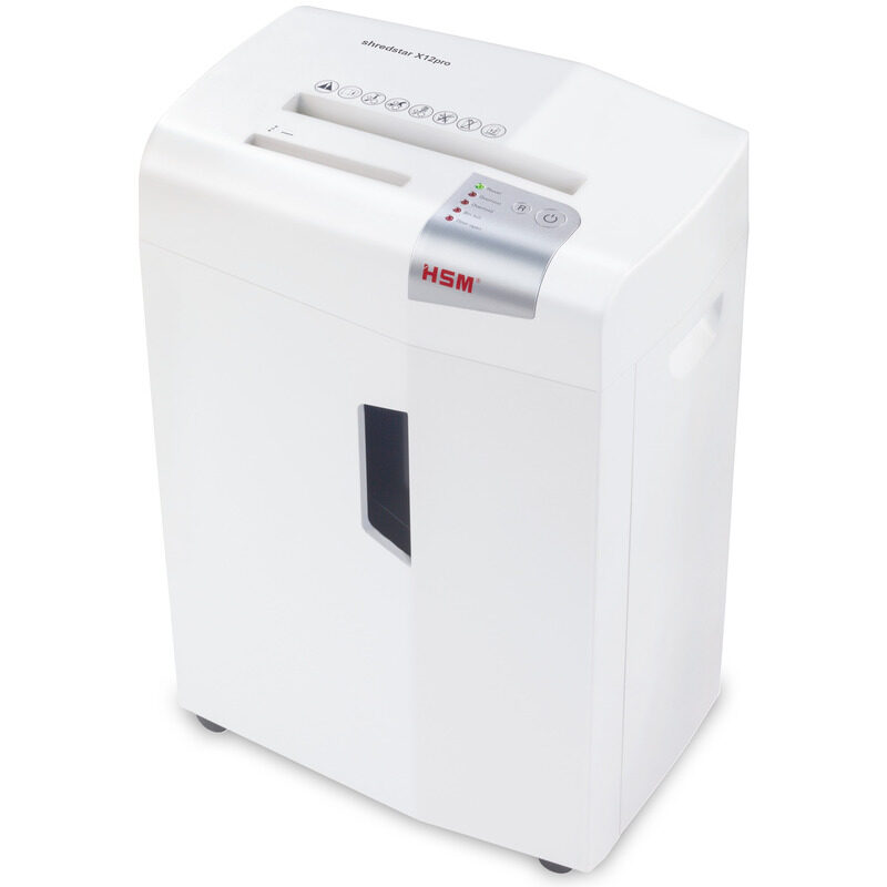 HSM Shredstar X12 Pro 2x15mm Micro Cut Document Shredder