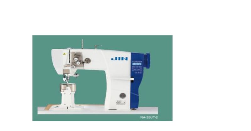 JIN NA-35UT-2 2 Needle Direct Drive Lockstitch Machine with Automatic Thread Trimmer