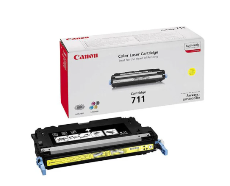 

Canon 711 Yellow Toner Cartridge (711Y)