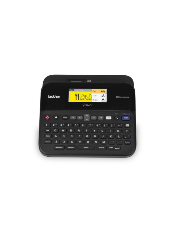 Brother PTD600VP PC Connectable Label Printer, Black