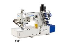 JIN F1F-U356NN 3 Needle 5 Thread Flat-bed Direct Drive, Top & Bottom Coverstitch Machine