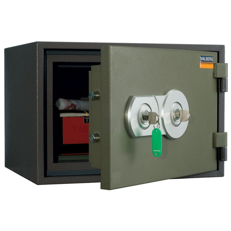 

Valberg Fire Resistant Two Keylocks Safe FRS-32 KL, Grey