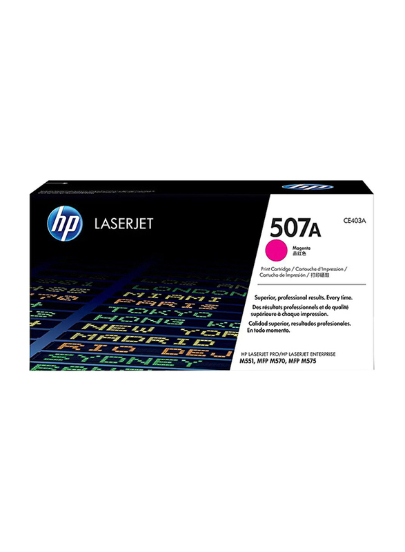 

HP 507A Magenta Laserjet Toner Cartridge