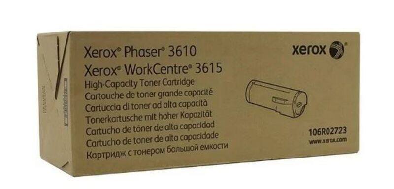 

Xerox 106R02723 Black High Capacity Toner Cartridge SKU 507422