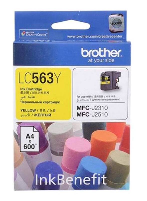 Brother LC563 Yellow Ink Cartridge
