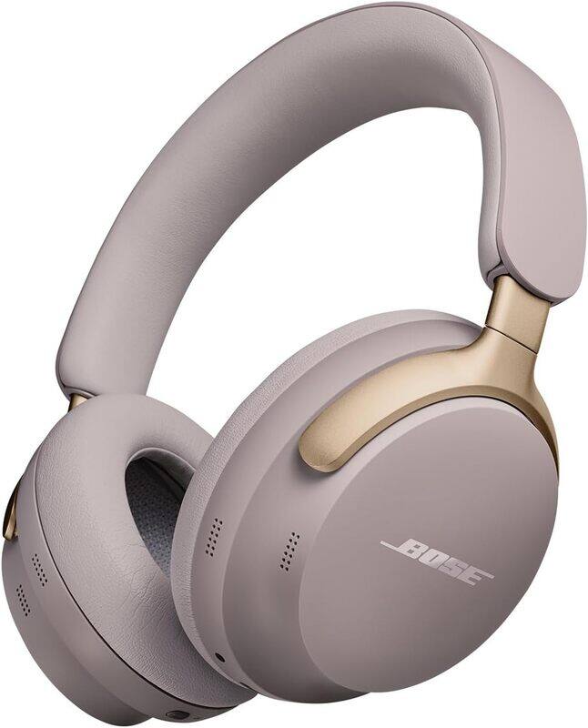 

Bose QuietComfort Ultra Wireless Noise Cancelling Headphones with Spatial Audio, Over-the-Ear Headphones with Mic, Up to 24 Hours of Battery Life -San