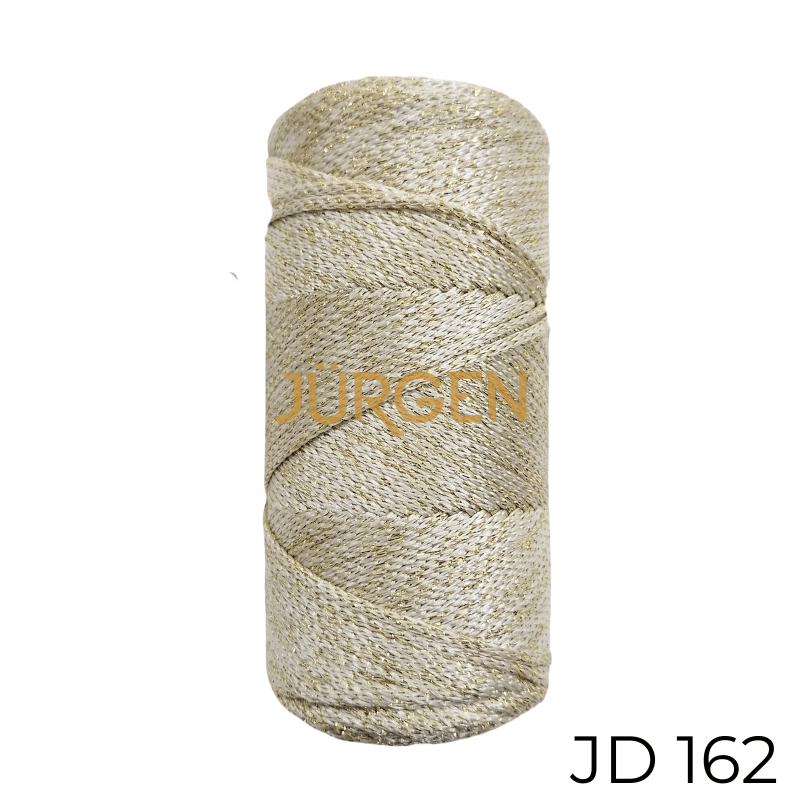 

JURGEN POLYSTER METALLIC MACRAME 4MM 200GMS JD16-2