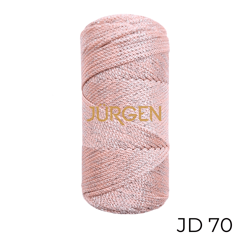 

JURGEN POLYSTER METALLIC MACRAME 4MM 200GMS JD70