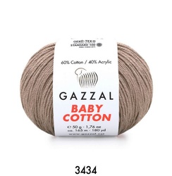 Gazzal Baby Cotton Yarn 50g,3434
