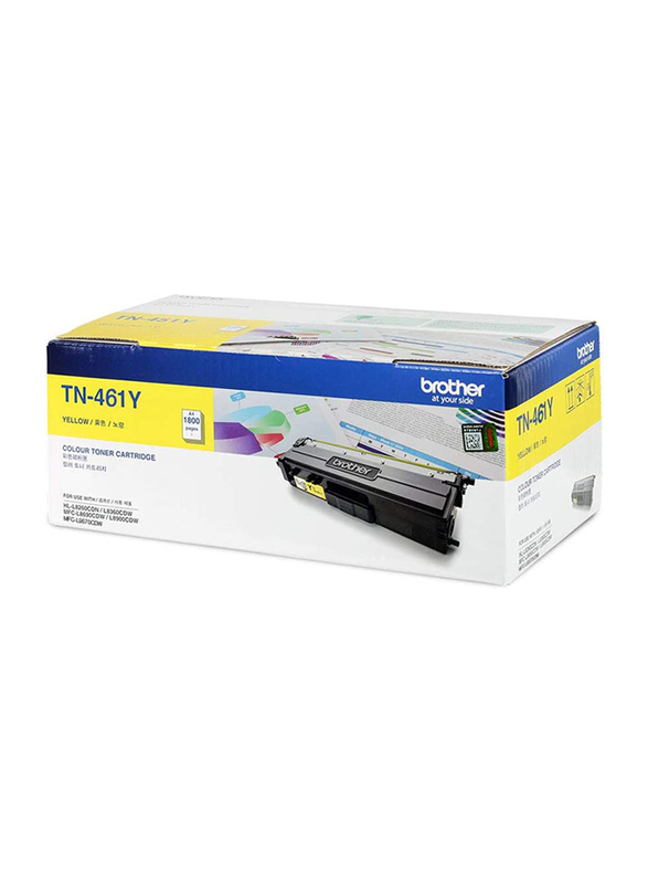 Brother TN-461Y Yellow LaserJet Toner Cartridge