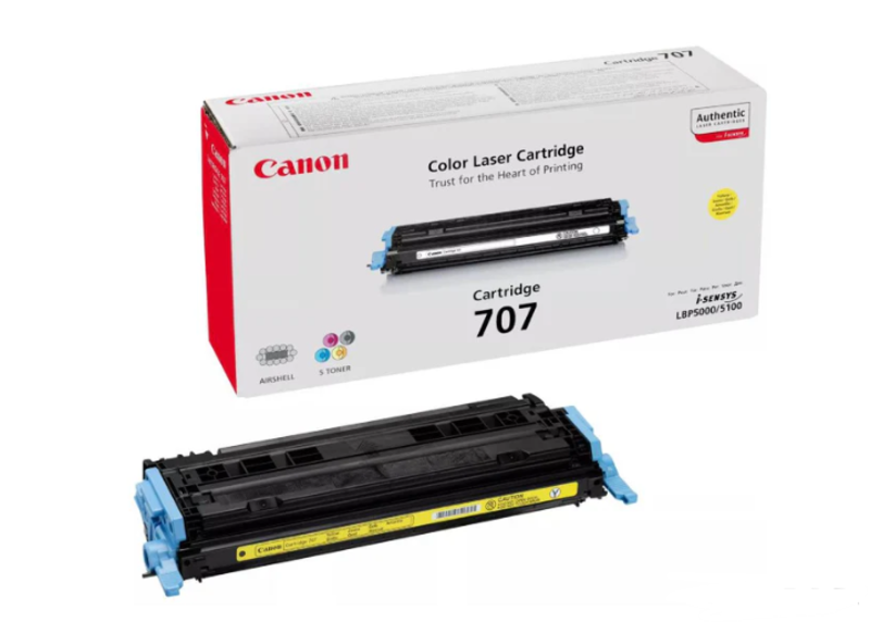 

Canon 707 Yellow Toner Cartridge (707Y)