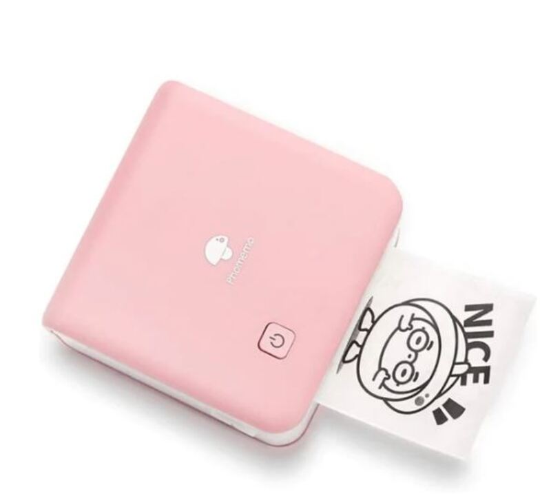 Phomemo Pro M02 Pocket Printer Pink Available for 15/25/53 mm