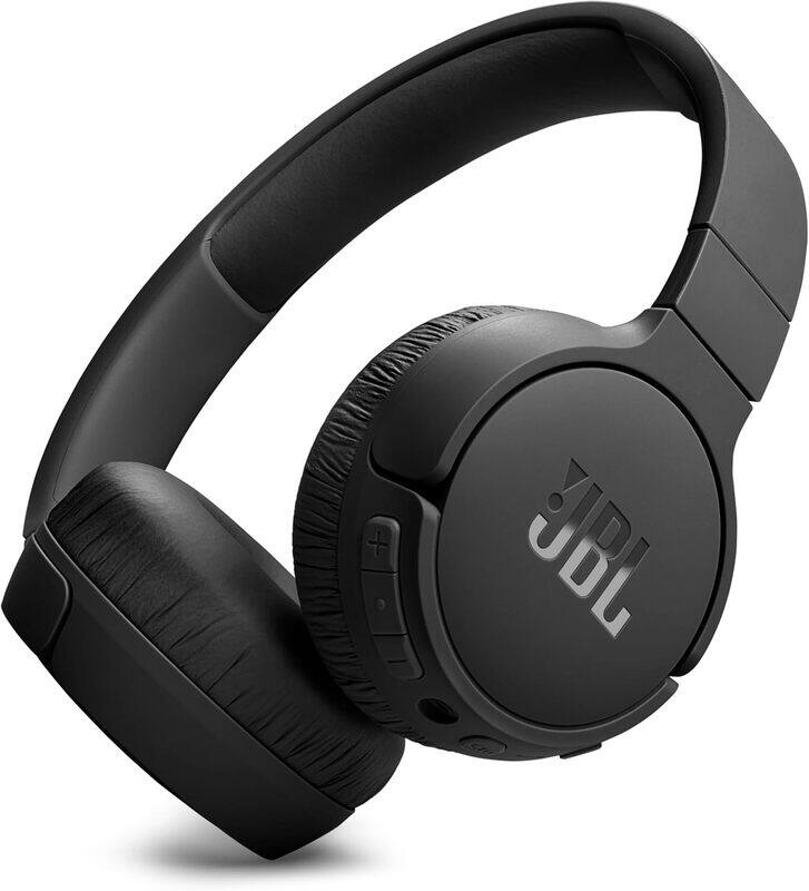 

JBL Tune 670NC Adaptive Noise Cancelling Wireless On-Ear Headphones, Pure Bass, Smart Ambient, Bluetooth 5.3 + LE Audio, Hands-Free Call, 70H Battery,