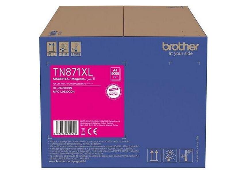 Brother TN-871XL Magenta Toner Cartridge for MFC-L9630CDN and HL-L9430CDN
