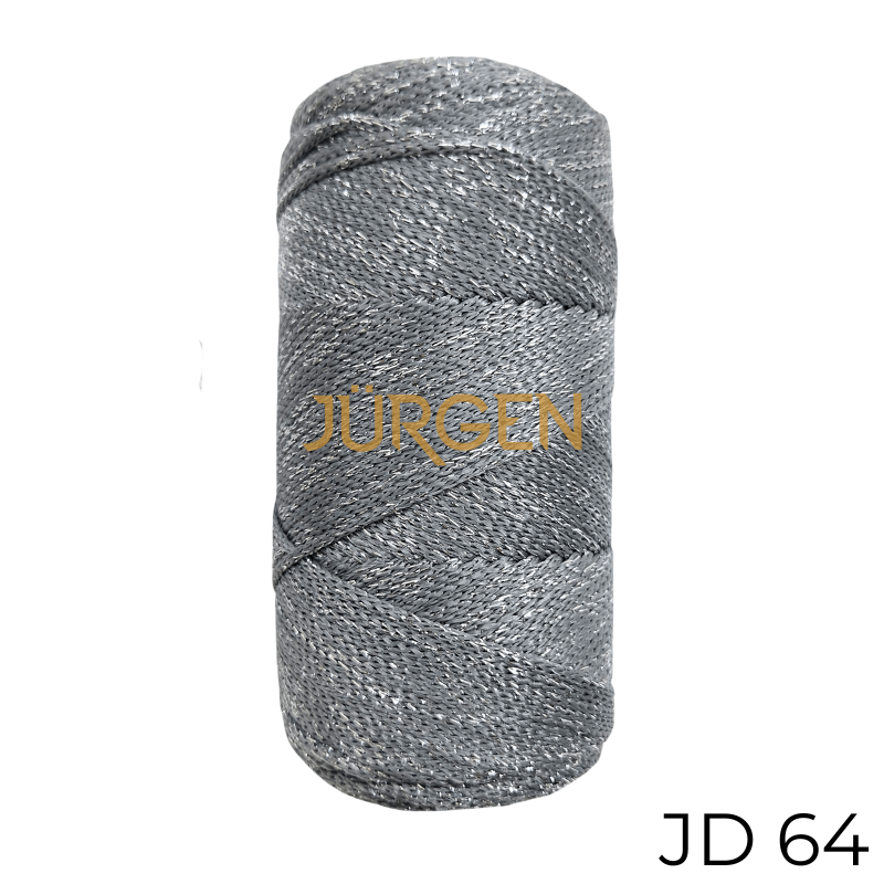 

JURGEN POLYSTER METALLIC MACRAME 4MM 200GMS JD64