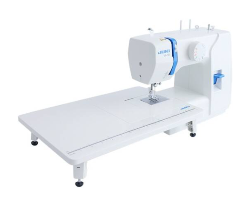 

Juki VS-160 9 Built-in Sewing Patterns, Oscillating Hook, Four-Step Buttonholing, Free Arm & Accessory Box, Extension Table Included