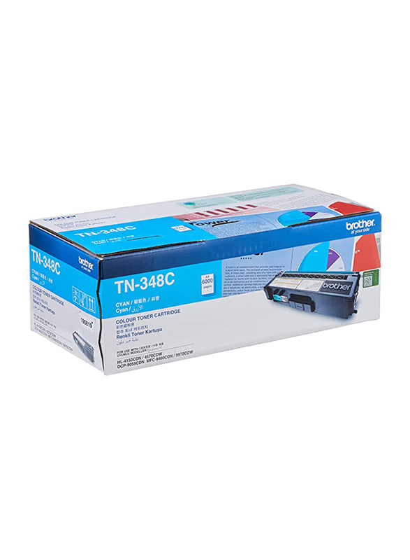 Brother TN-348C Cyan LaserJet Toner Cartridge