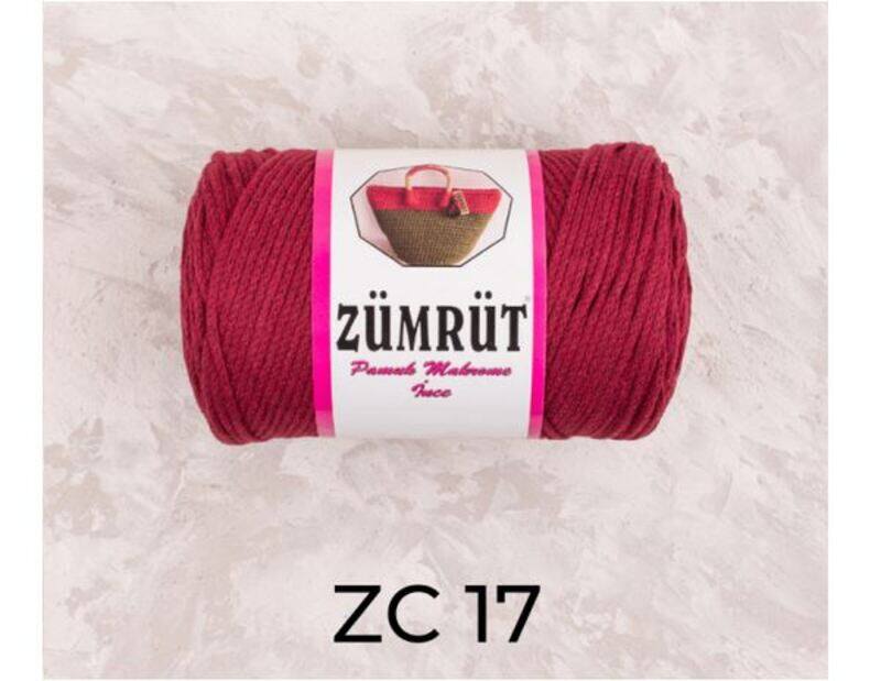 Zumrut Fine Cotton Macrame Thread 250g, ZC 17