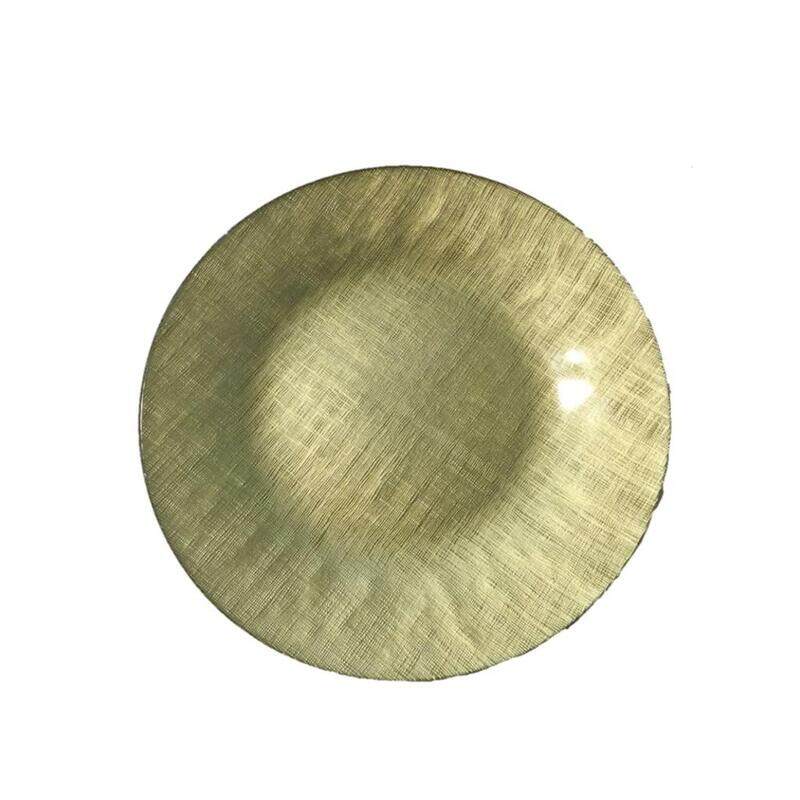 

Ximi Gold Glass Charger Plate, XIMI 236G