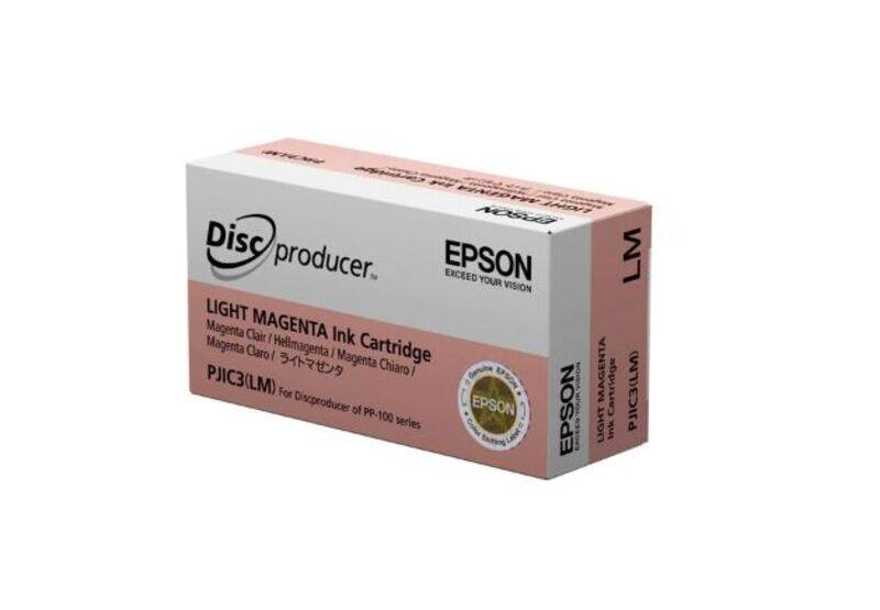 

Epson PJIC3-LM Light Magenta C13S020449 Ink Cartridge for the PP-100 Discproducer Auto Printer