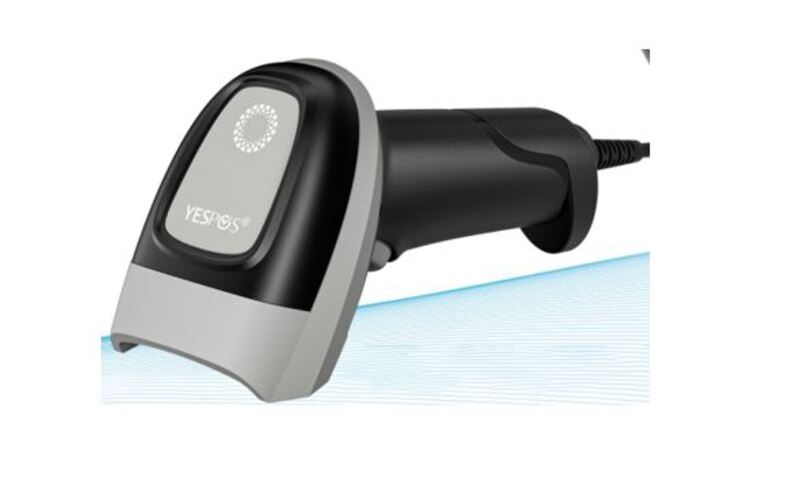 YESPOS YP-1000 2D WIRED BARCODE SCANNER with Stand