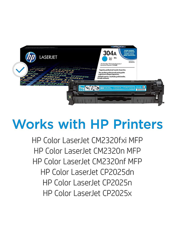 HP 304A Cyan Original Laserjet Toner Cartridge