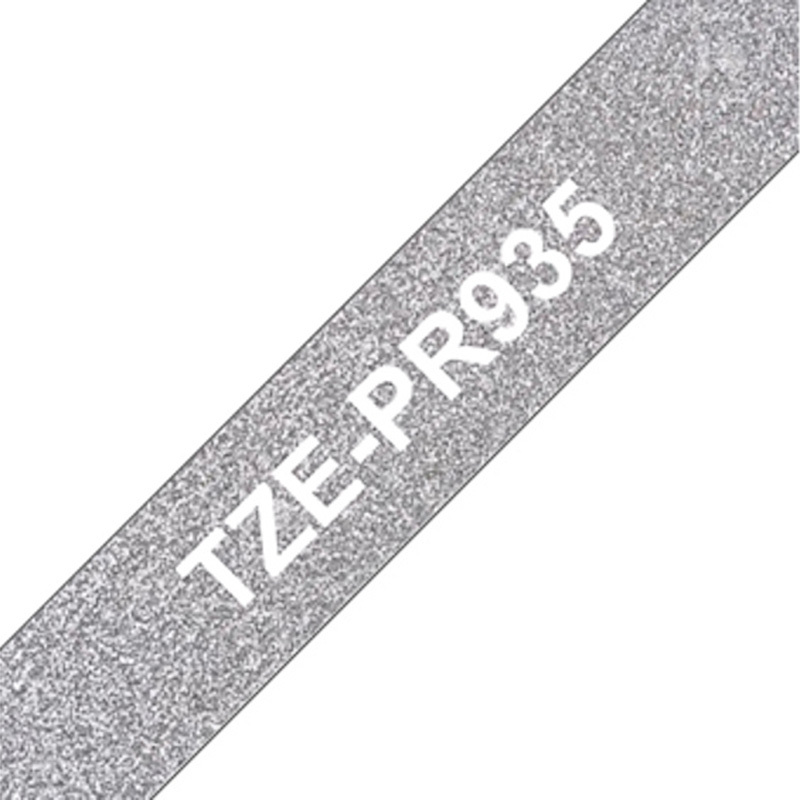 Brother TZe-PR935 Satin Ribbon Premium Silver 12mm 4m
