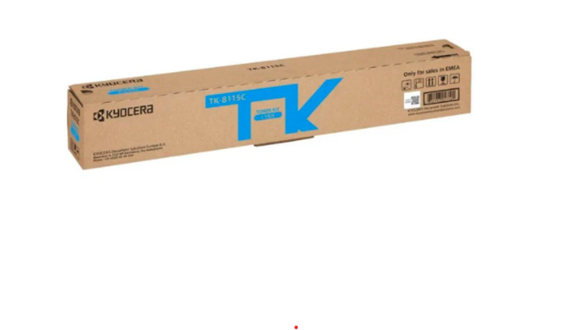 

Kyocera TK-8115C Cyan Toner Cartridge