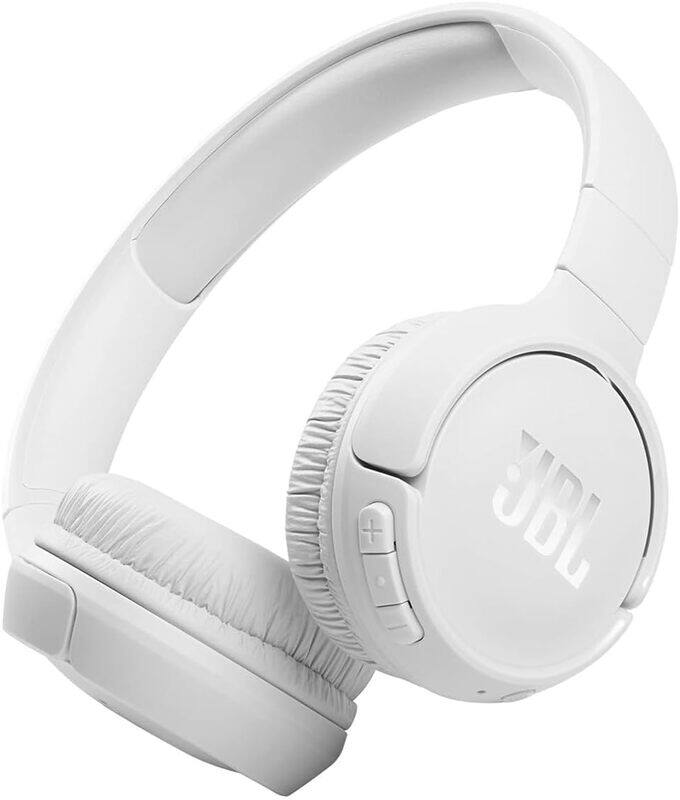 

JBL Tune 510BT Wireless On Ear Headphones, Pure Bass Sound, 40H Battery, Speed Charge, Fast USB Type-C, Multi-Point Connection, Foldable Design, Voice