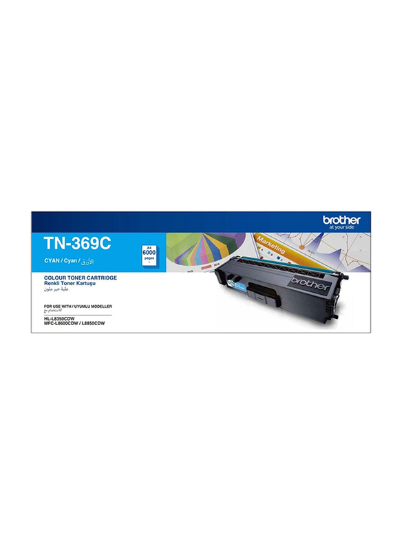 Brother TN-369 Cyan High Yield Toner Cartridge