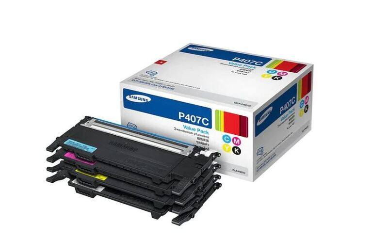 

Samsung CLT-P407C Value Pack Toner Cartridge