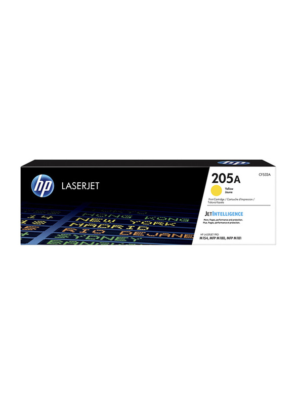 HP CF532A 205A Yellow Original LaserJet Toner Cartridge