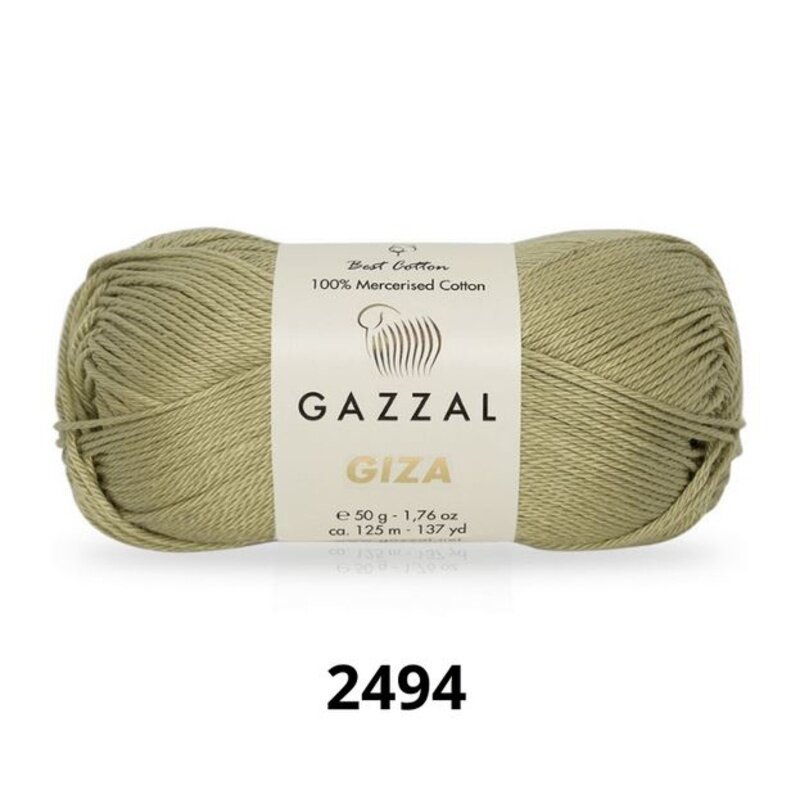 Gazzal Giza Yarn 50g, G 2494