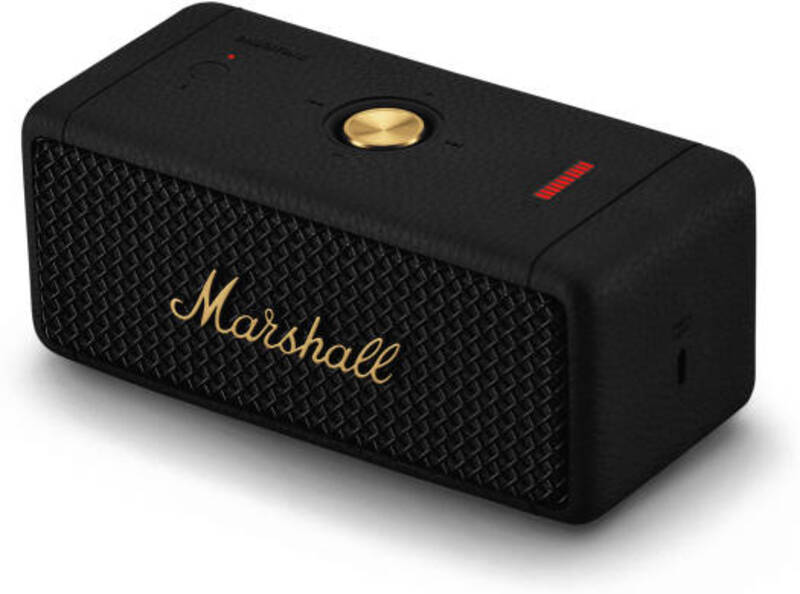 Marshall Emberton II Portable Bluetooth Speaker, Black & Brass