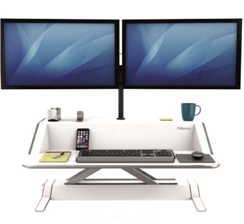 

FELLOWES LOTUS SIT-STAND WORKSTATION - WHITE