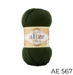 Alize Diva Yarn 100g, AE 567