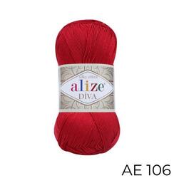 Alize Diva Yarn 100g, AE 106