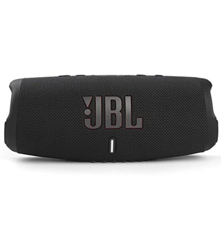 JBL Charge 5 Portable Waterproof Speaker with Powerbank, Black